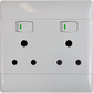 Condere 2X16A Switch Socket