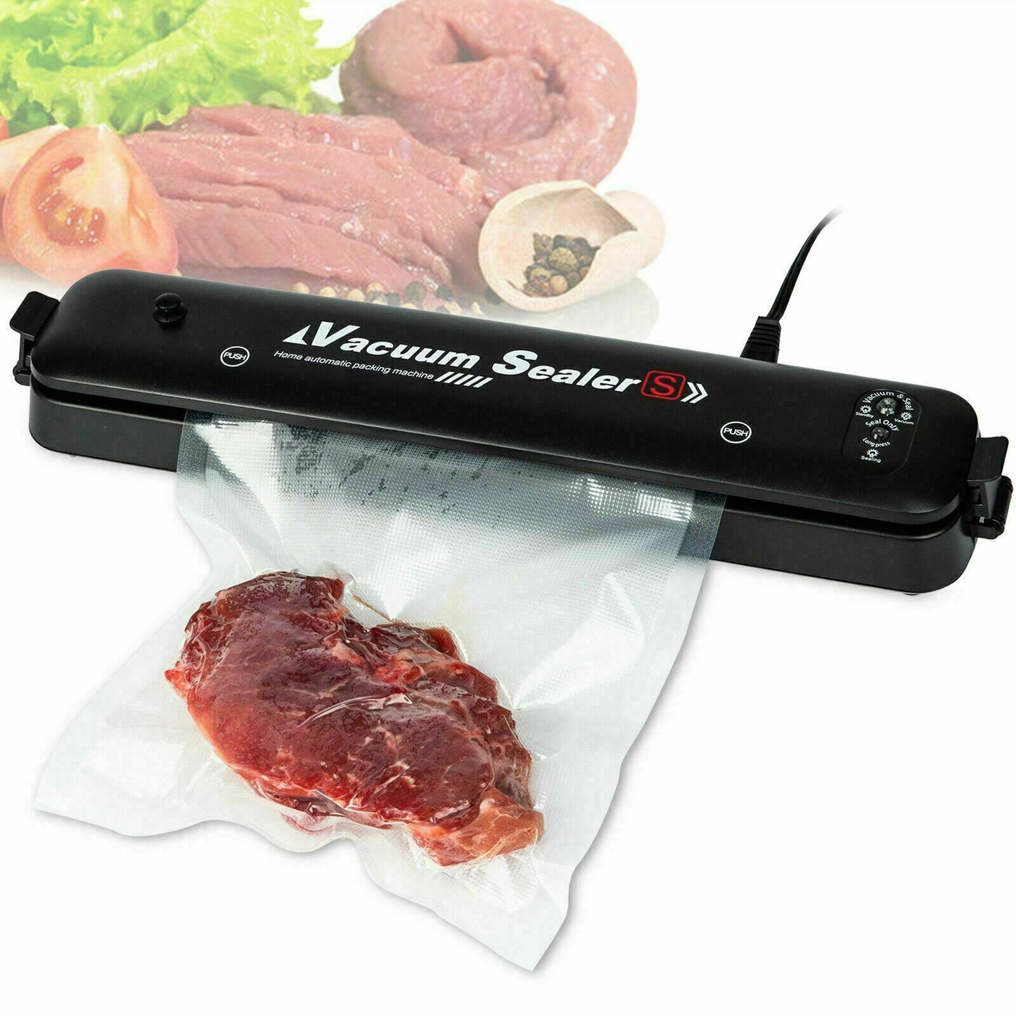 Mini Manual Vacuum Sealer Machine – Handheld Food Saver With Bags | Battery-Powered & Portable
