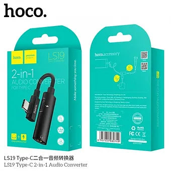 Hoco 2-1 Audio a converter Type C
