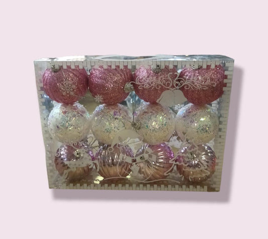 Glitter Christmas Baubles