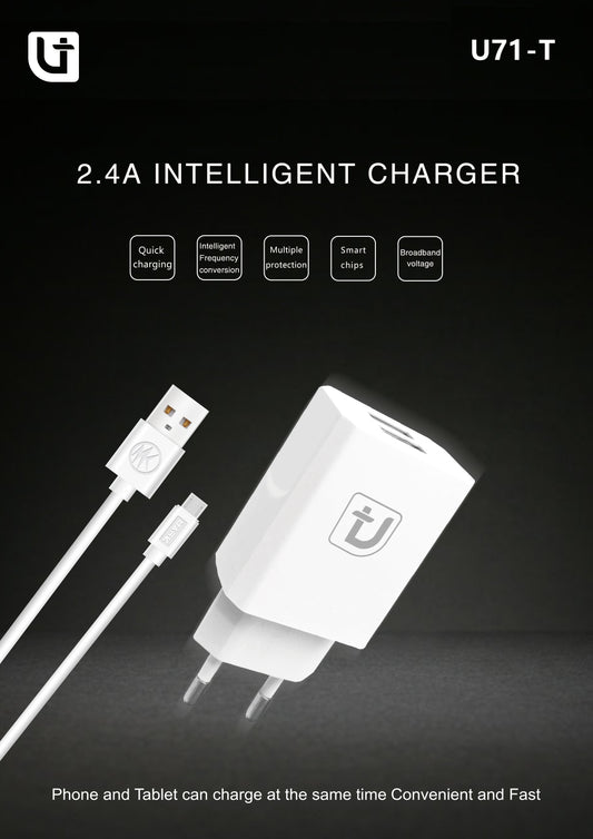 Dual USB 2.4A Charger Kit