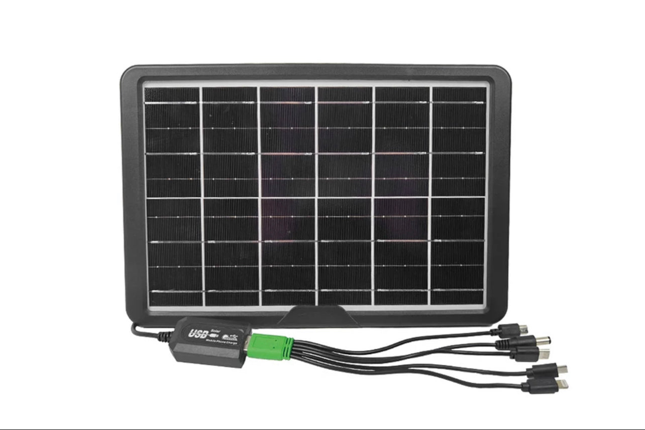 20W Solar Panel Outdoor Charger-5 in 1