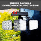 Triple LED Solar Wall Light Remote Control Motion Sensor Waterproof IP65 Lightin