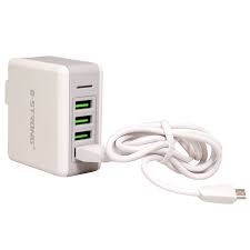 Foldable 4USB Port Type -C Charger Set