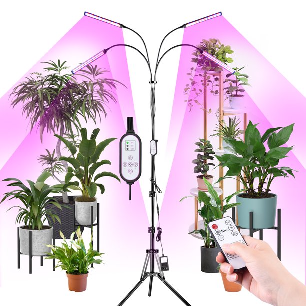 4-Heads Full Spectrum LED Grow Lights