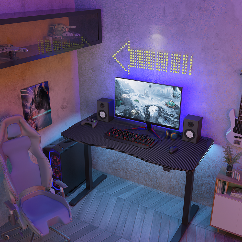 Electric Height Adjustable Gaming Desk – Megamall Online Store