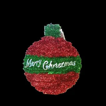 Tinsel Christmas Door/Wall Decoration