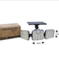 Triple LED Solar Wall Light Remote Control Motion Sensor Waterproof IP65 Lightin
