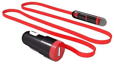 CIYOCORPS Quality 2.4A Mini USB Car Charger With 2 IN1 Cable Lightning And MIrco