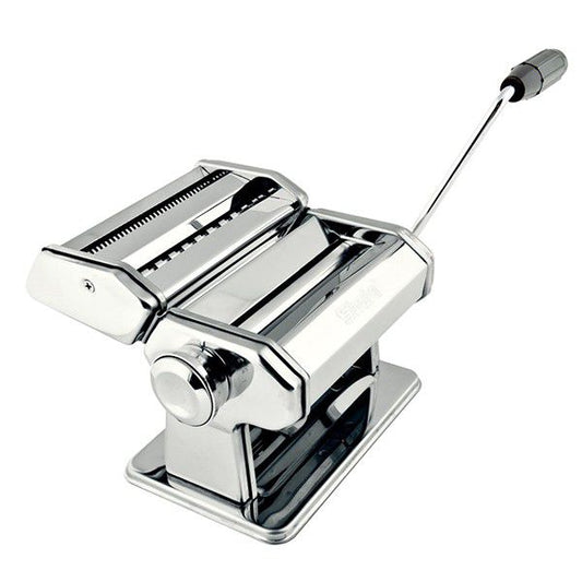 150mm Steel Pasta Maker Machine – Manual Roller with 9 Adjustable Thickness Settings