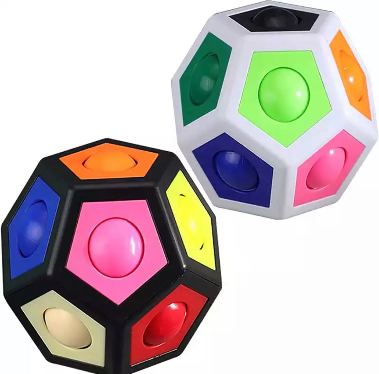 MagicPolygon Cube Rainbow Color Ball Antistress for Children Fidget Cubo Speedcu