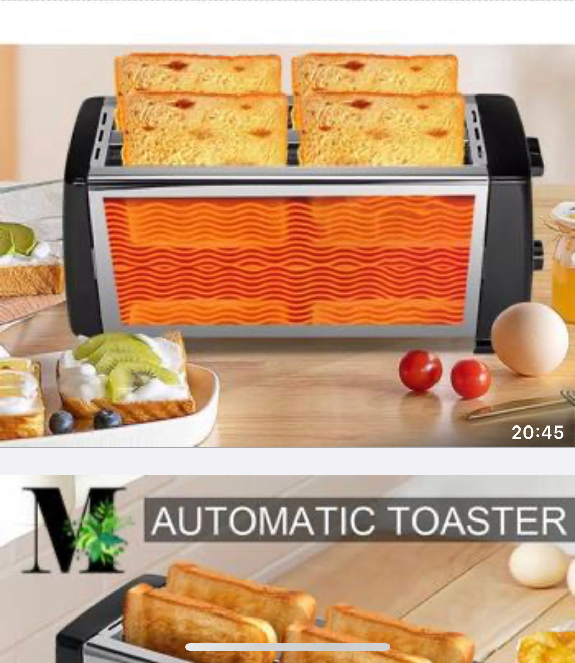 Automatic Toaster 220V - 4 Slices Bread Toaster – Megamall Online Store