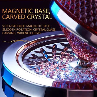 Rotating Crystal Wine Decanter