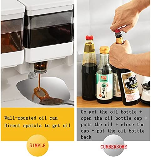 Kitchen Oil Dispenser - Wall-mounted Household Automatic Oi