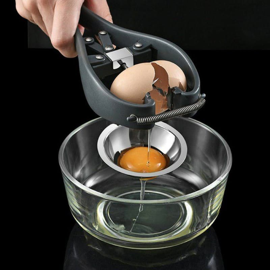 Stainless Steel Egg Cracker & Separator Tool