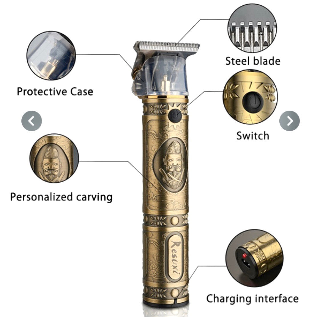 Electric Hair Clipper , Professional T-Blade