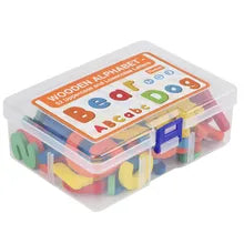 52 Wooden Alphabet Uppercase And Lowercase Letters KS-37