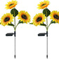 Solar LED Waterproof Sunflower Garden Lights