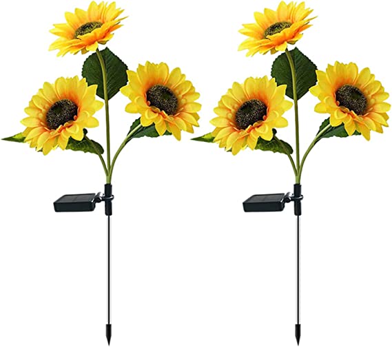 Solar LED Waterproof Sunflower Garden Lights