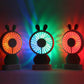 Bear/Rabbit Mini Portable Handheld Fan Colorful LED Light
