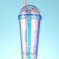 450ml Unicorn Water Bottle With Straw