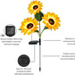 Solar LED Waterproof Sunflower Garden Lights