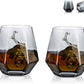 Diamond Whiskey Glasses Set of 6