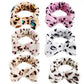 Bowknot Soft Fleece Cosmetic Animal print Headbands