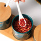Generic Modern Ceramic Spice Bowl Airtight Lids Set of 3