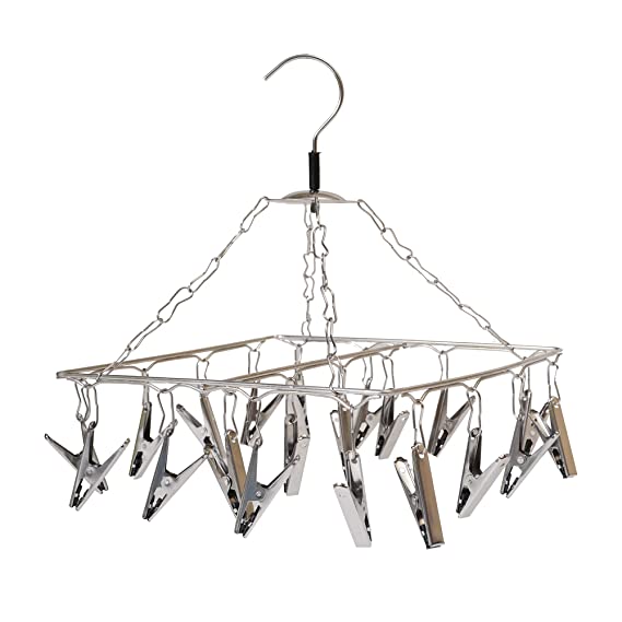 Stainless Clothes Drying Hanger with  20pegs