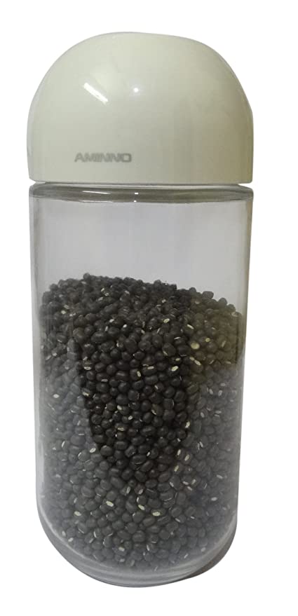 Aminno 600Ml Glass Storage Jar with Unique Measuring Lid