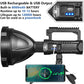 W5120 Multifunctional Searchlight Hight-Power LED Spotlight
