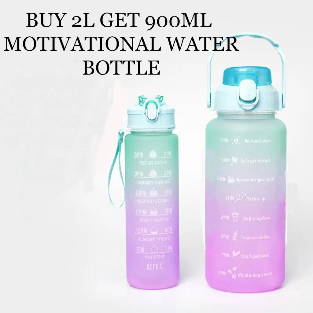 Water Bottle Combo 2l&900ml
