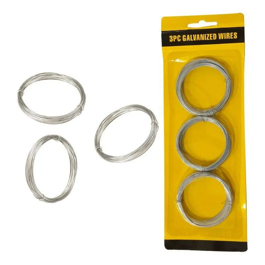3pcs Multipurpose Galvanized Wires