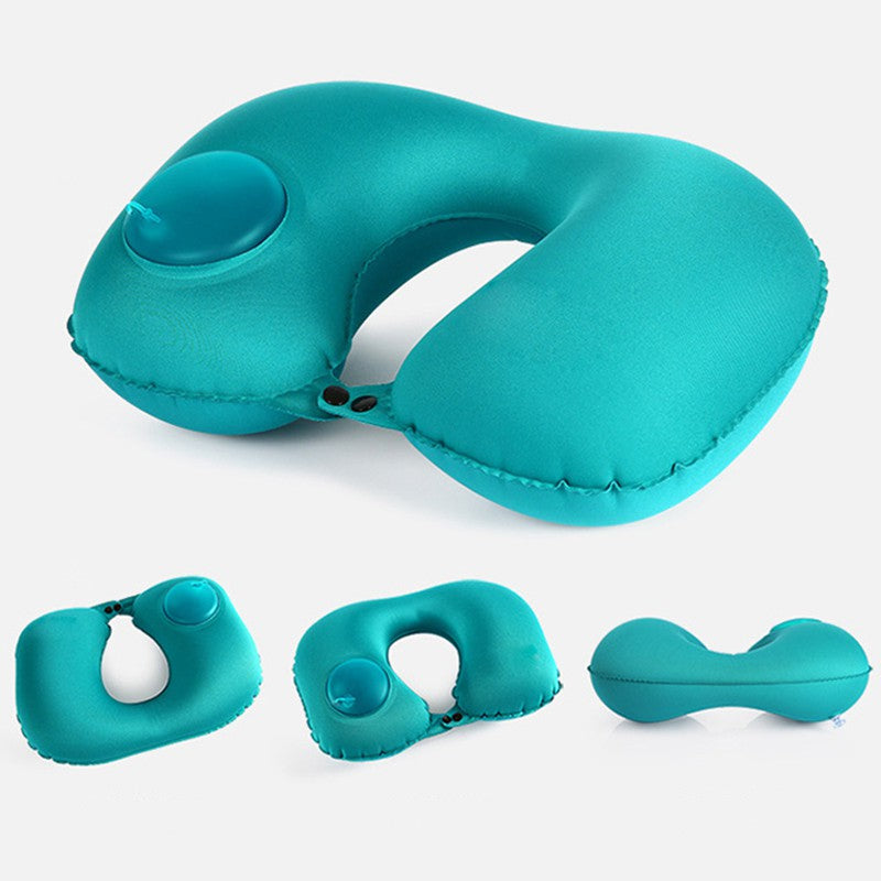 UShaped Travel Neck Pillow Inflatable & Foldable Megamall Online Store