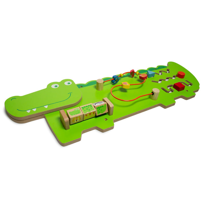 Jeronimo - Wooden Wall Activity Crocodile
