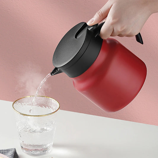 Thermal Insulation Teapot Coffee Thermos Jug with Tea Filter