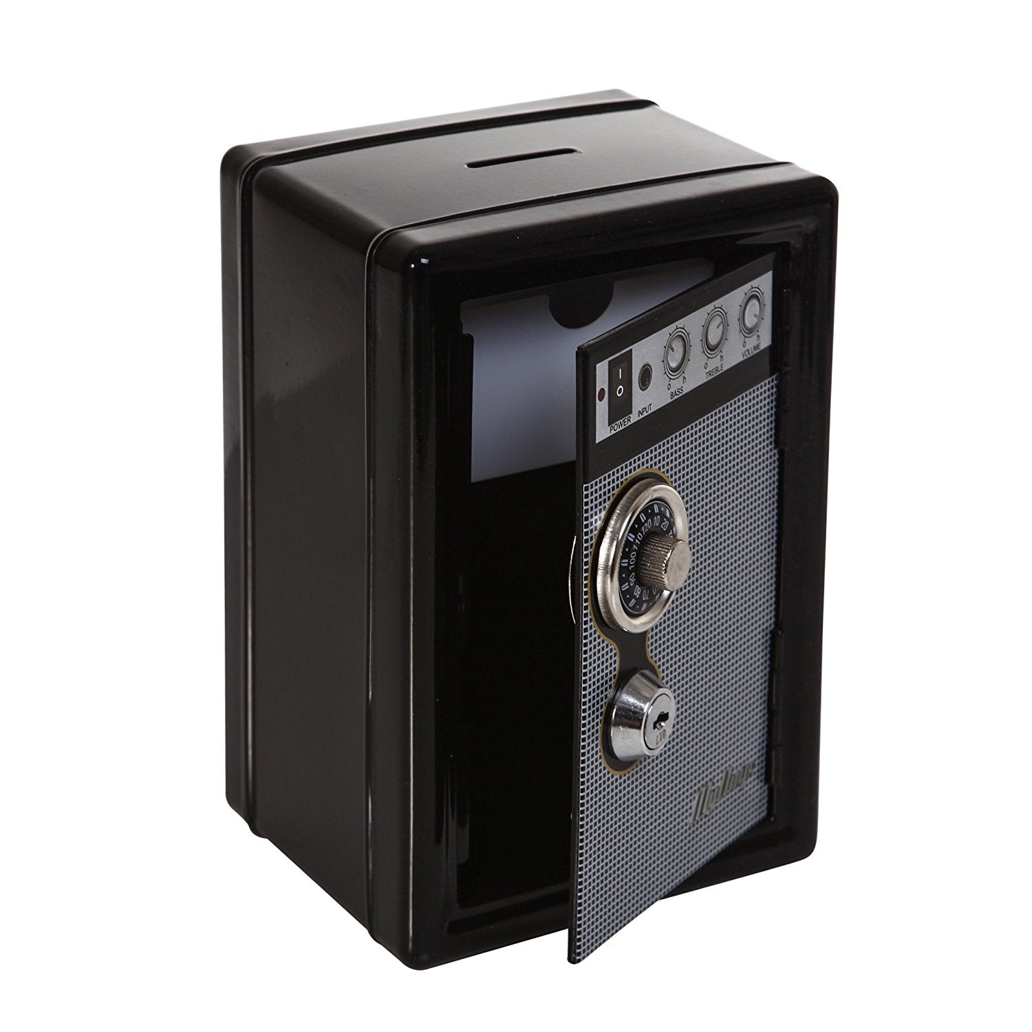 Retro Radio Safe - Black – Megamall Online Store