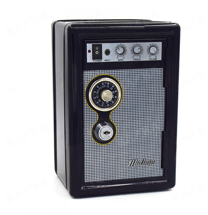 Retro Radio Safe - Black