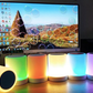 Mini Bluetooth Speaker 6 Lights With Night Light Lamp