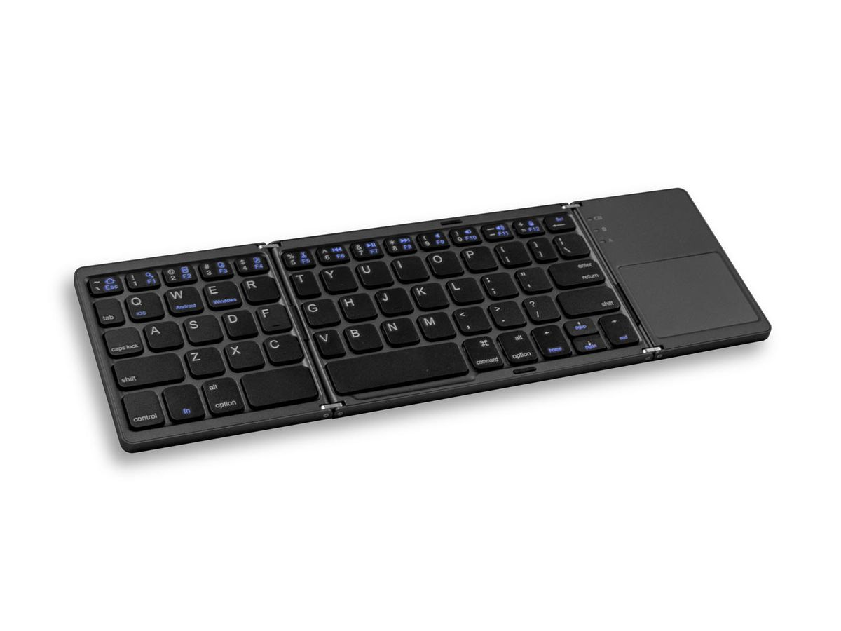 Foldable Bluetooth Keyboard with Touchpad