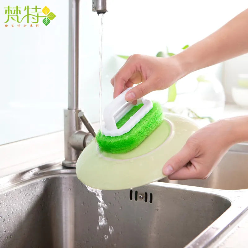 Handle Design Random Color Cleaning Sponge