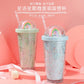 500ml  Water Bottles with Straw