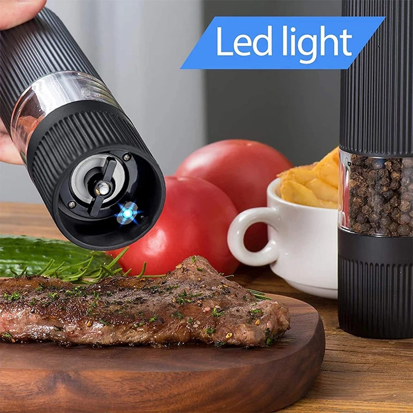Automatic Electric Salt And Pepper Grinder