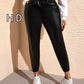 Ladies Leather Pans-Black