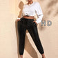 Ladies Leather Pans-Black