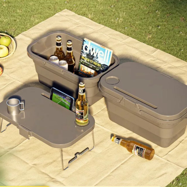 Multifunctional Outdoor Collapsible  Picnic Storage Basket