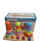 4in1 Colorful Geometric Stacker Building Blocks
