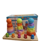 4in1 Colorful Geometric Stacker Building Blocks