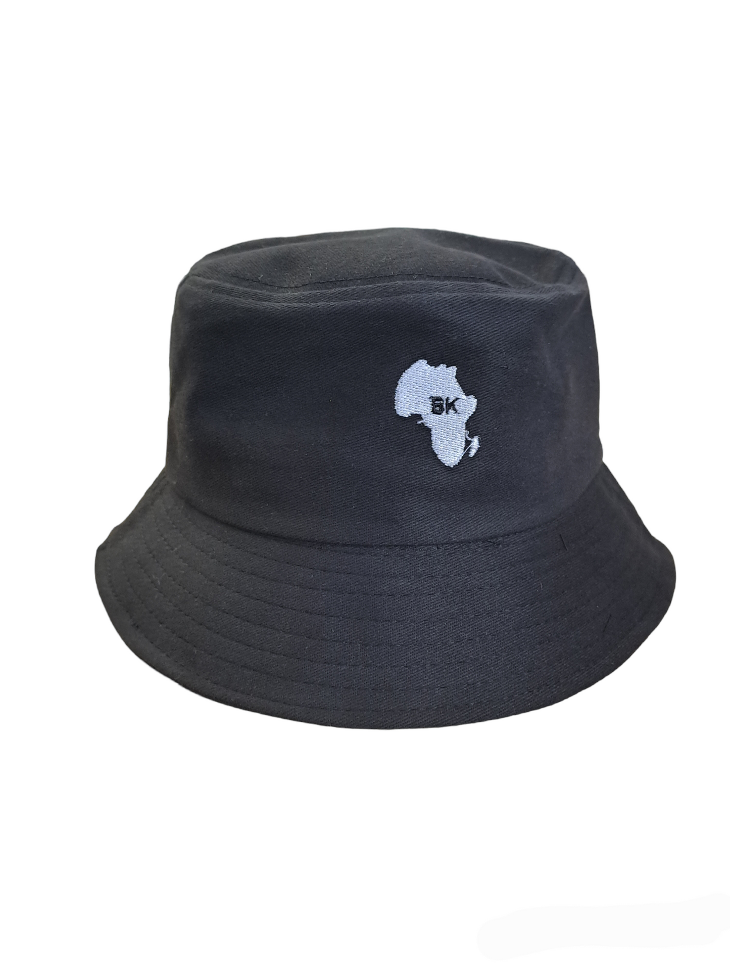 Bucket Hat- Africa Map  Black Print
